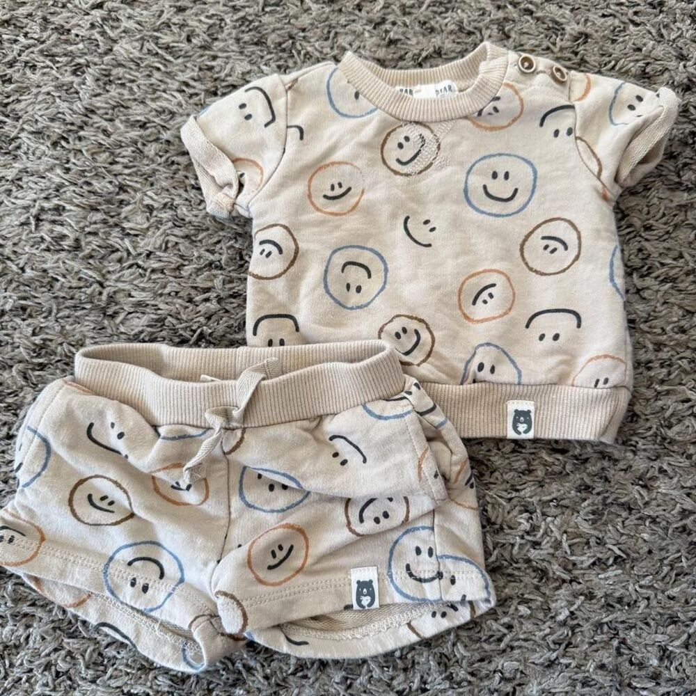 Smiley baby 2 piece set